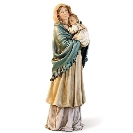 Joseph's Studio by Roman, Renaissance Collection, 9.25" H Madonna of The Streets, Home Décor, Devout Gift, Prayerful Inspiration (5x3x9)