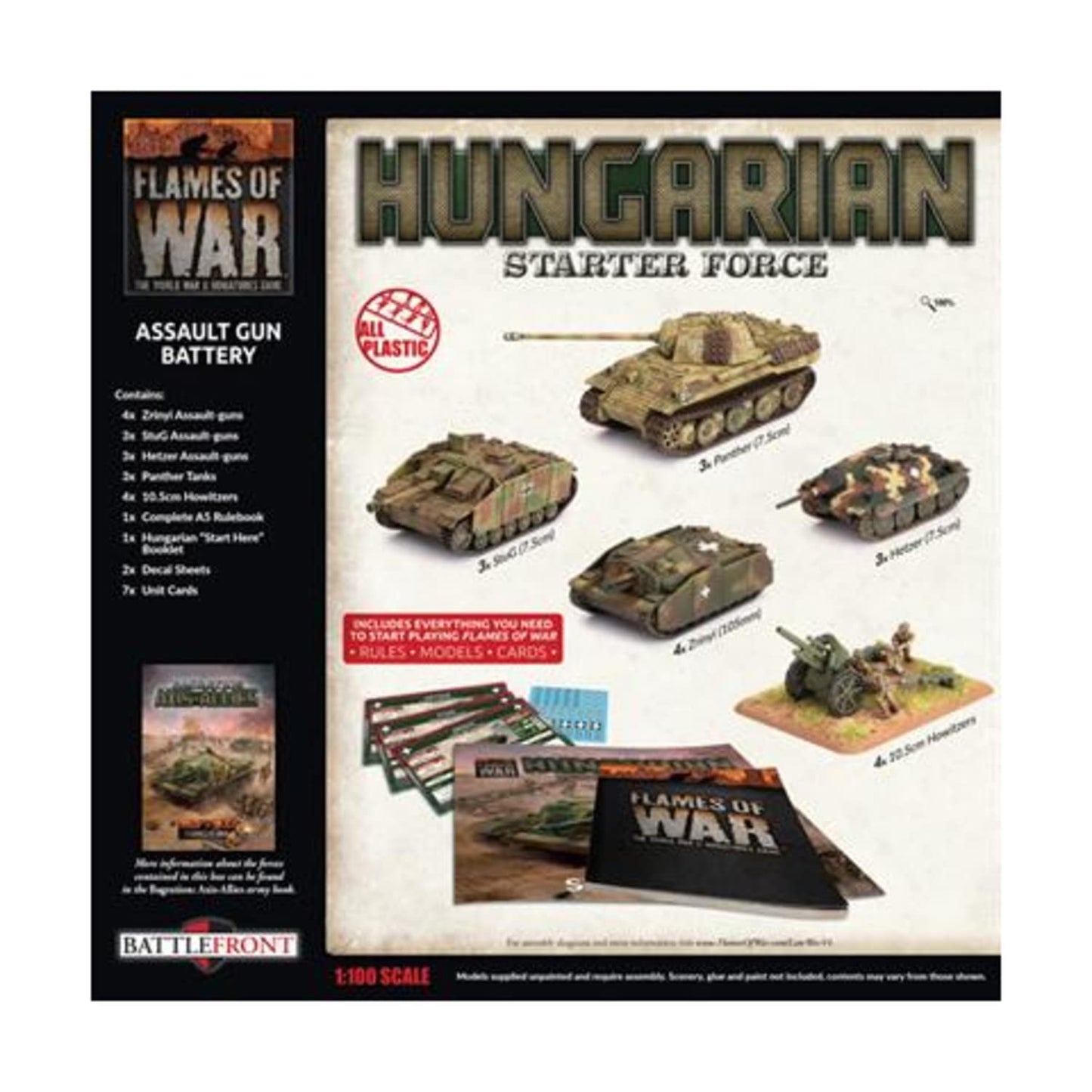 Battlefront Miniatures Hungarian Starter Force - Zrinyi Assault Gun Battery SW