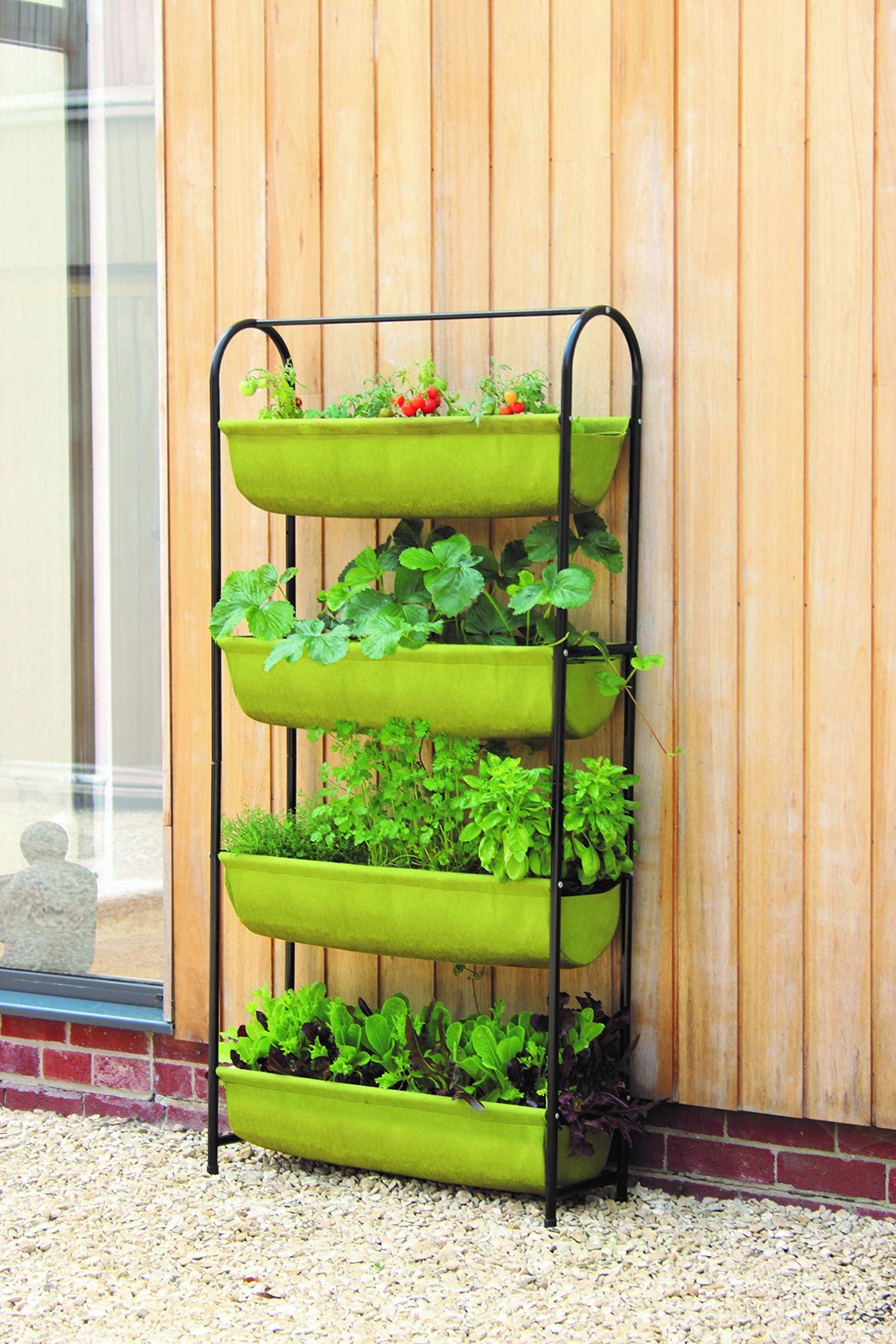 Tierra Garden - HAXNICKS VIGOROOT Balcony Garden, Green, Planter, Fabric