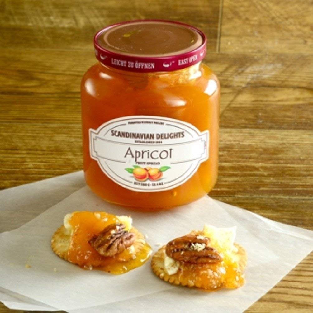 Elki's Gourmet Scandinavian Delights Preserves, Apricot, 13.4 Ounce