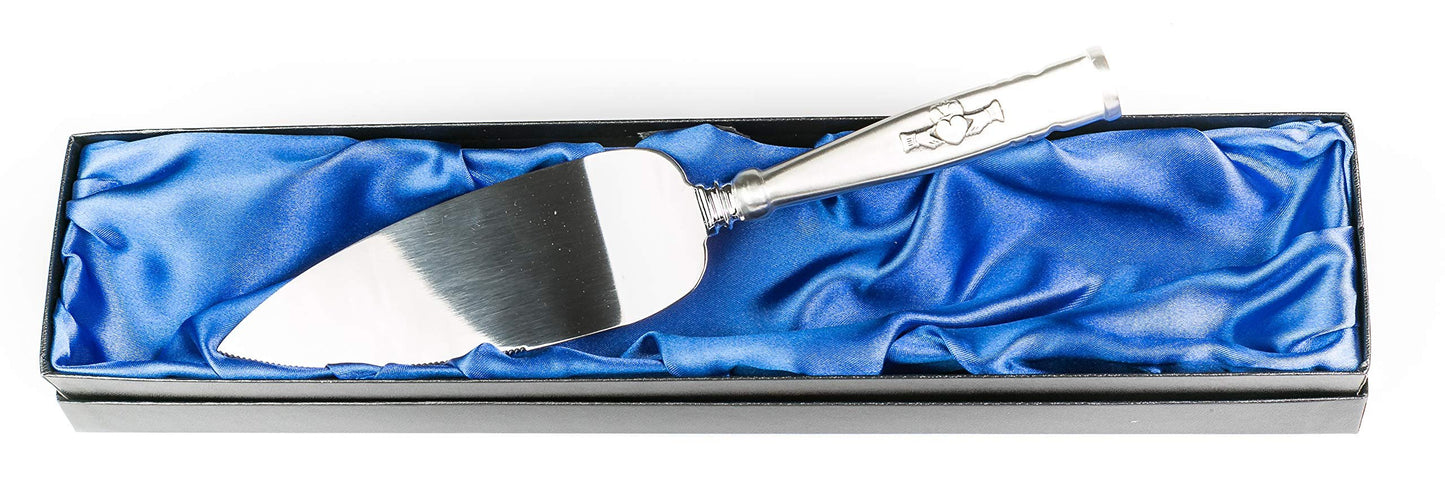 Mullingar Pewter Claddagh Cake Server Pastry Spatula for Kitchen Use Serving Desserts
