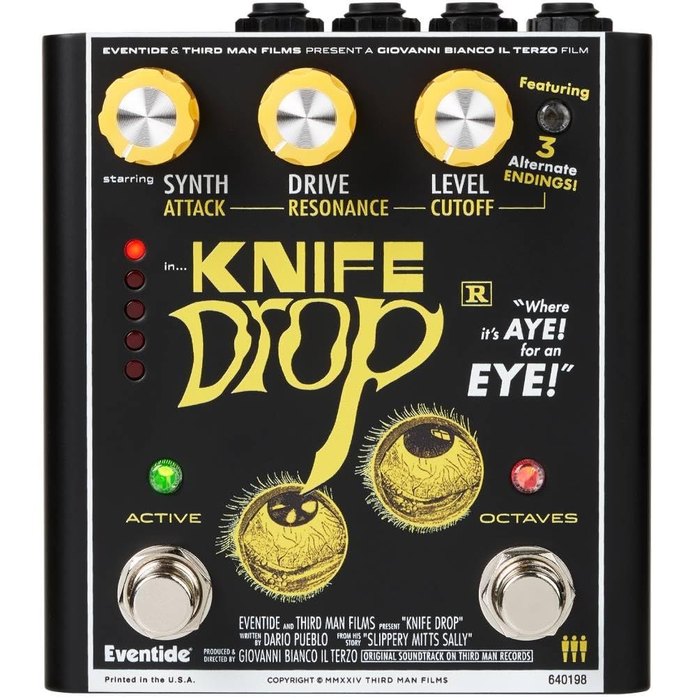 Eventide Knife Drop Suboctave Fuzz Synth Pedal