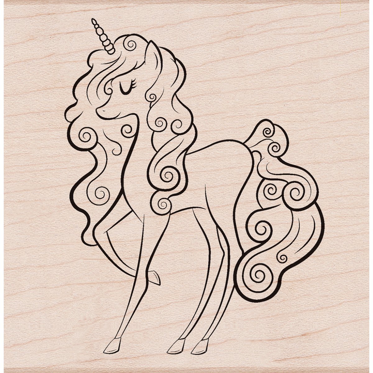 Animal Things Wood Stamps