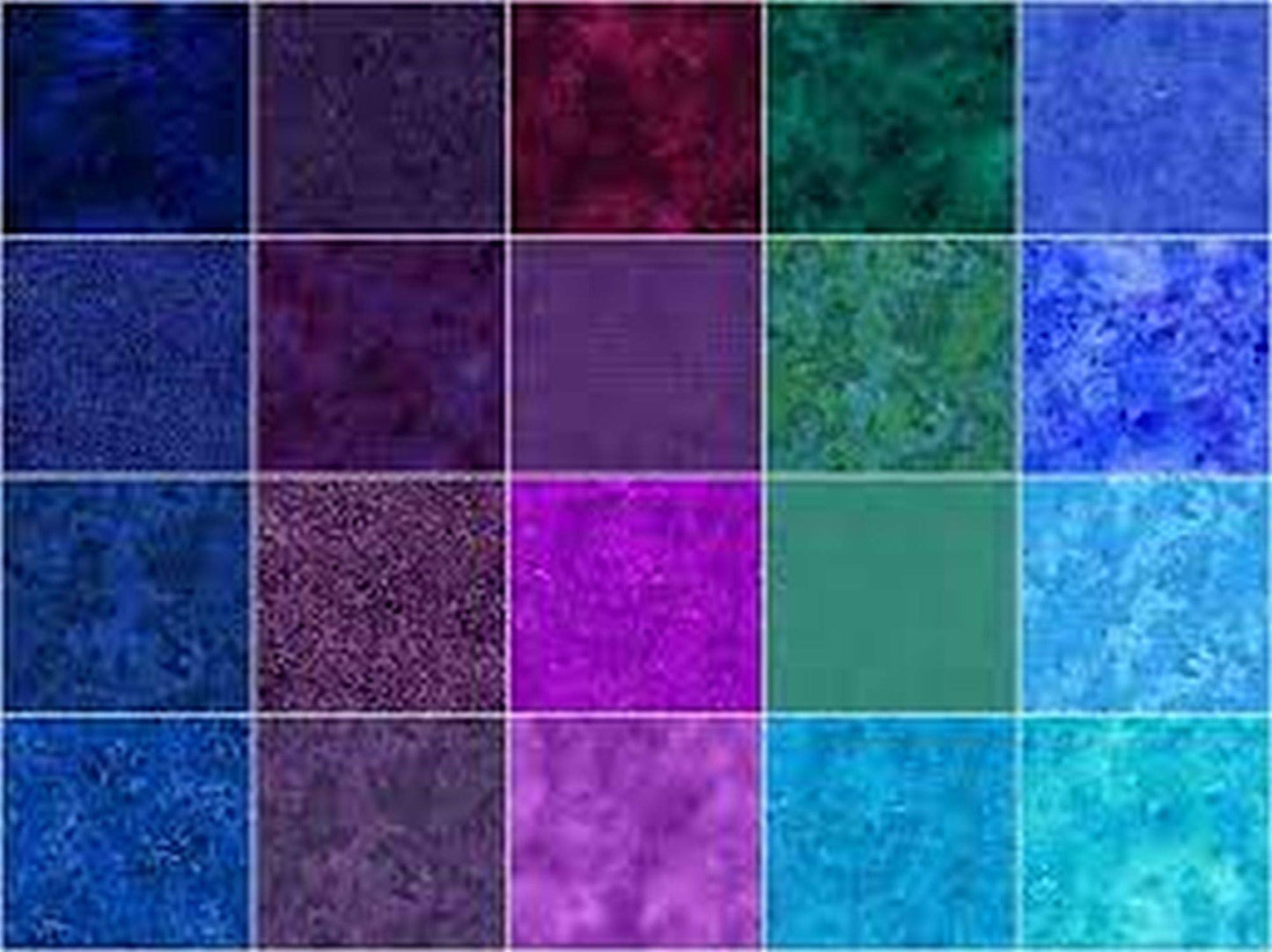 Wilmington Prints Royal Nights-40 Karat Gems-Revised 9/17/19, Blue, 2.5 inches