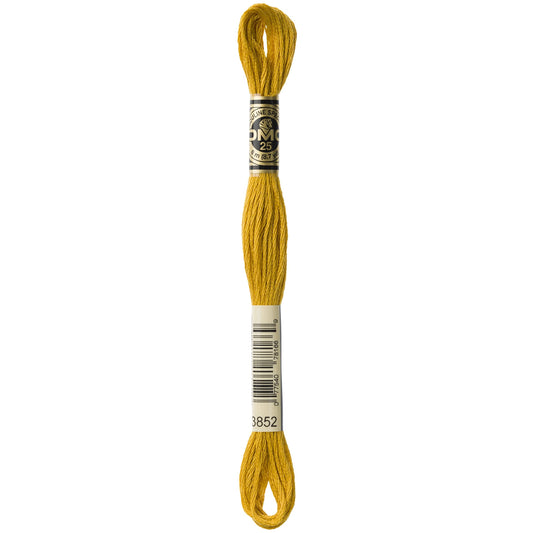 DMC Thread 6-Strand Embroidery Cotton 8.7 Yards Very Dark Straw 117-3852 (12-Pack)