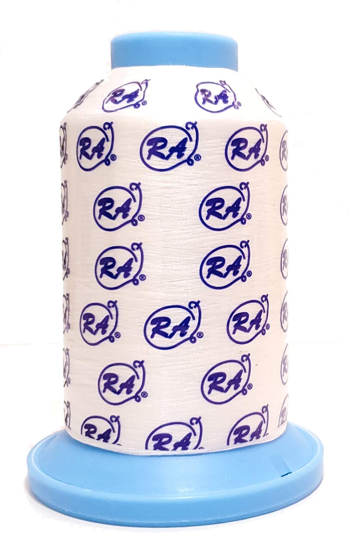 Robison-Anton 2 Ply Super Bright Polyester Embroidery Thread, 40Wt/120D/5500 yd, Ultra Brite White