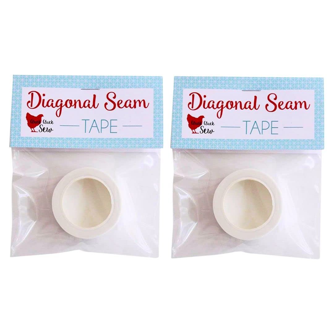 Cluck Cluck Sew Diagonal Seam Tape Basting, 2 Pack