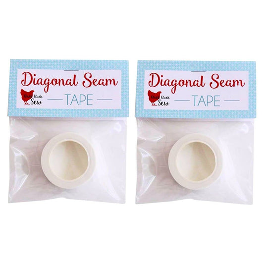 Cluck Cluck Sew Diagonal Seam Tape Basting, 2 Pack