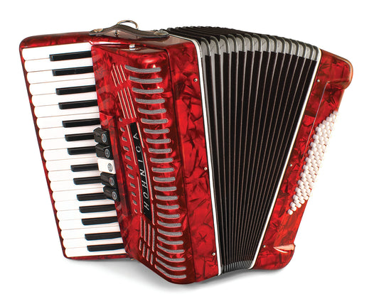 Hohner Accordions Hohnica 1305-RED 34-Key Entry-Level Piano Accordion (Red)