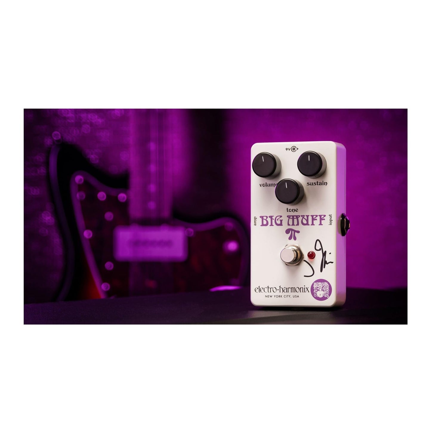Electro-Harmonix J Mascis Violet Ram's Head Big Muff Pi Fuzz Pedal