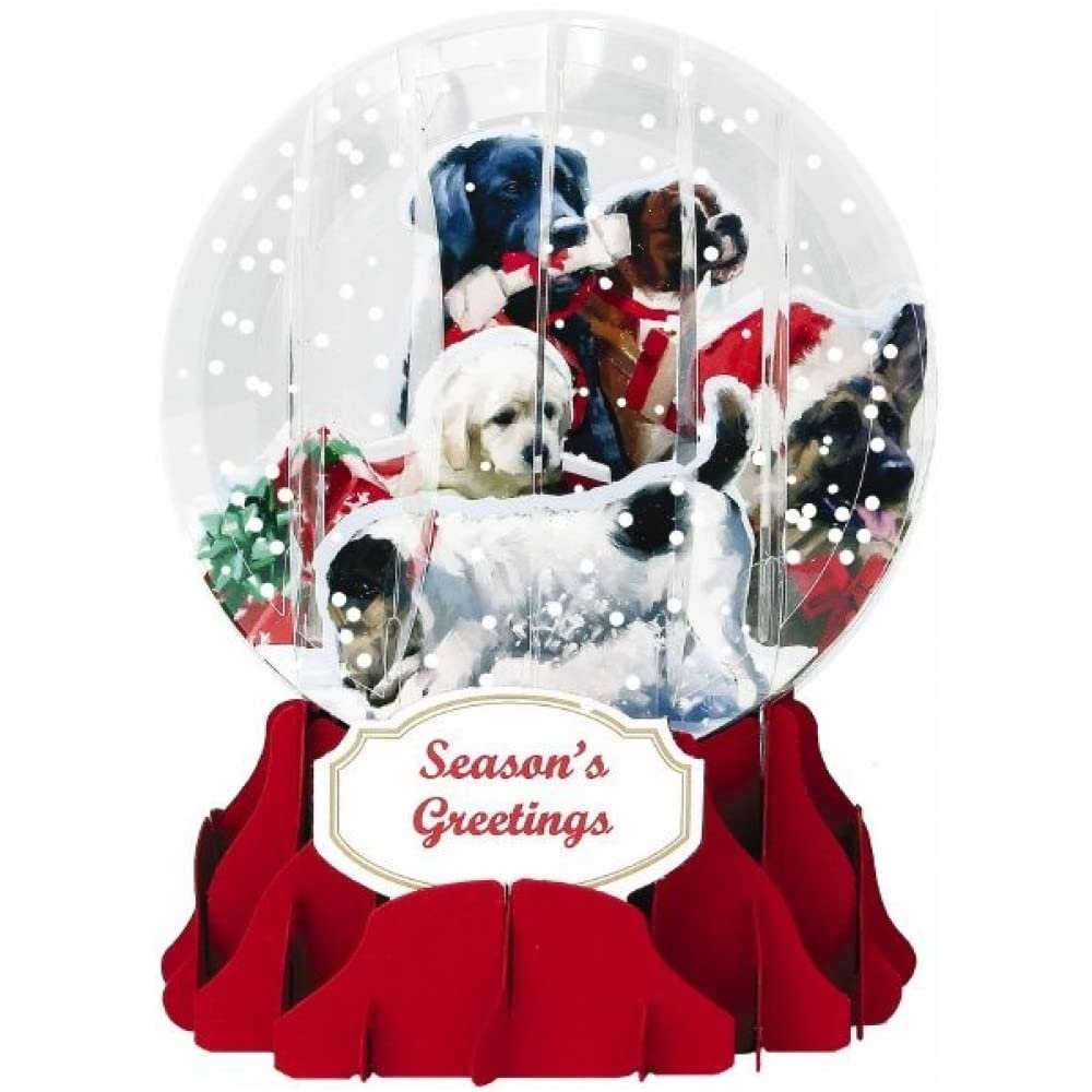 Up With Paper 3D Christmas Dogs SGS055L