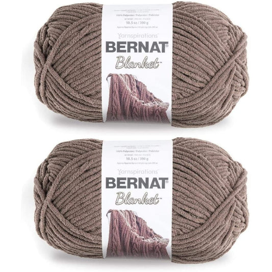 Bernat Blanket Big Ball Yarn (2-Pack) Taupe 161110-10029