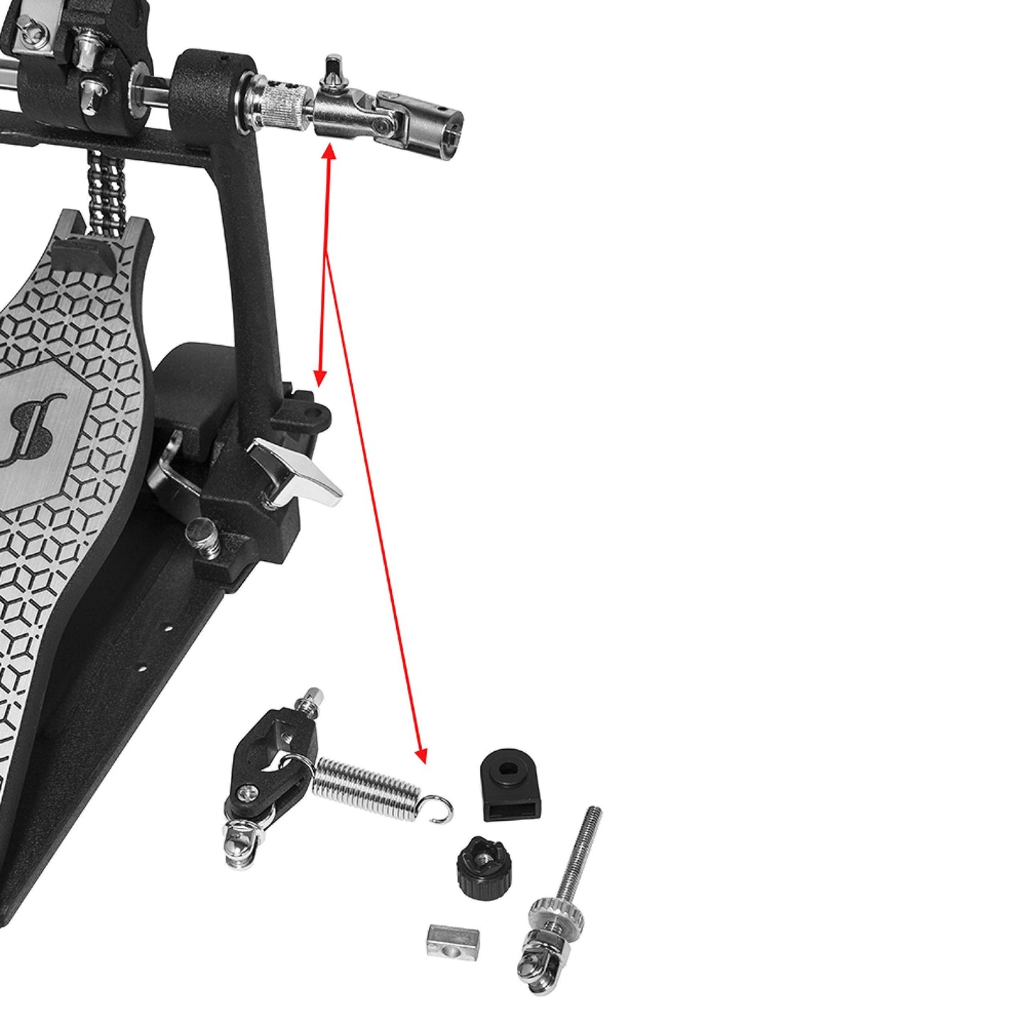 Double bass drum pedal, 52 series