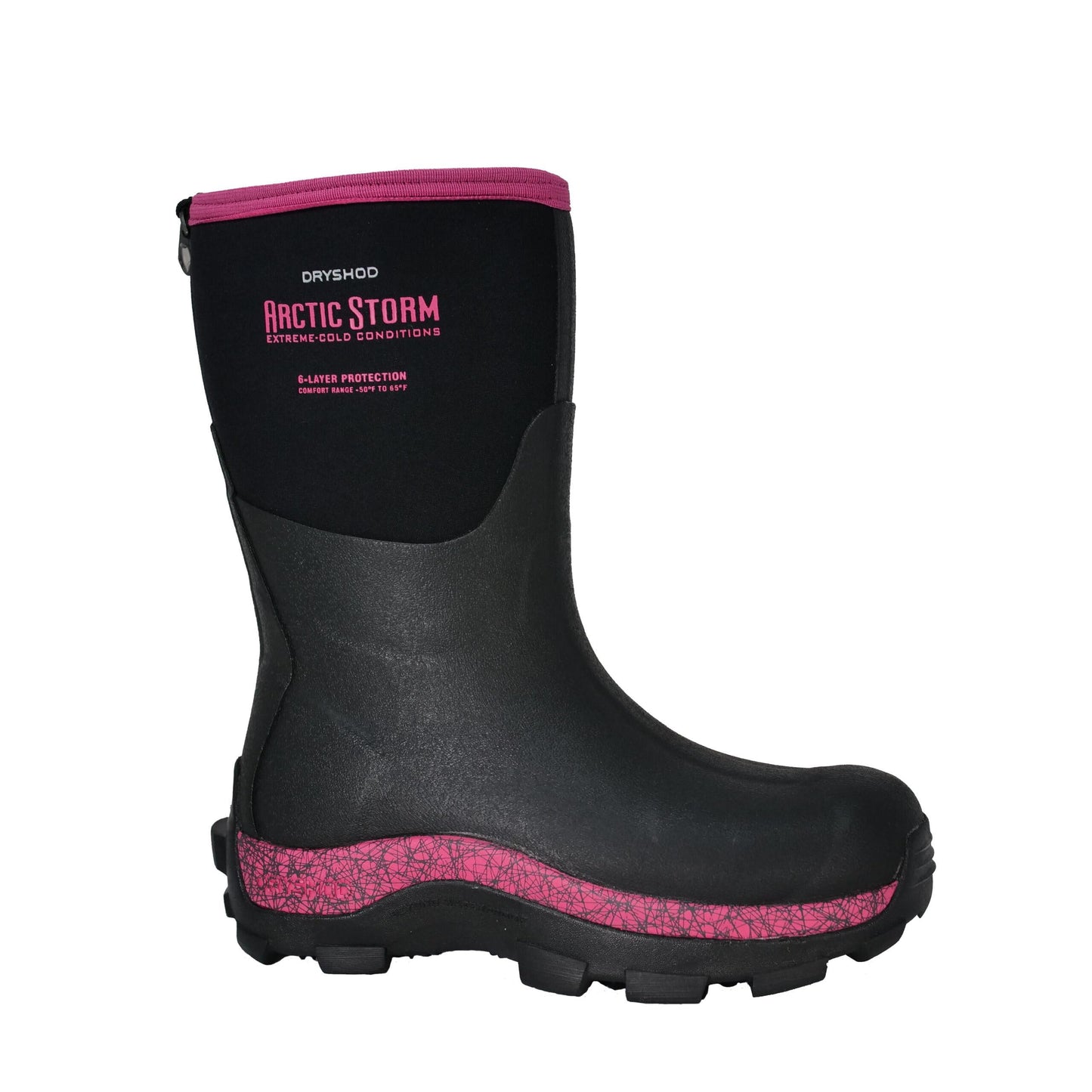 Dryshod Womens Arctic Storm Extreme-Cold Conditions Winter Mid Boot