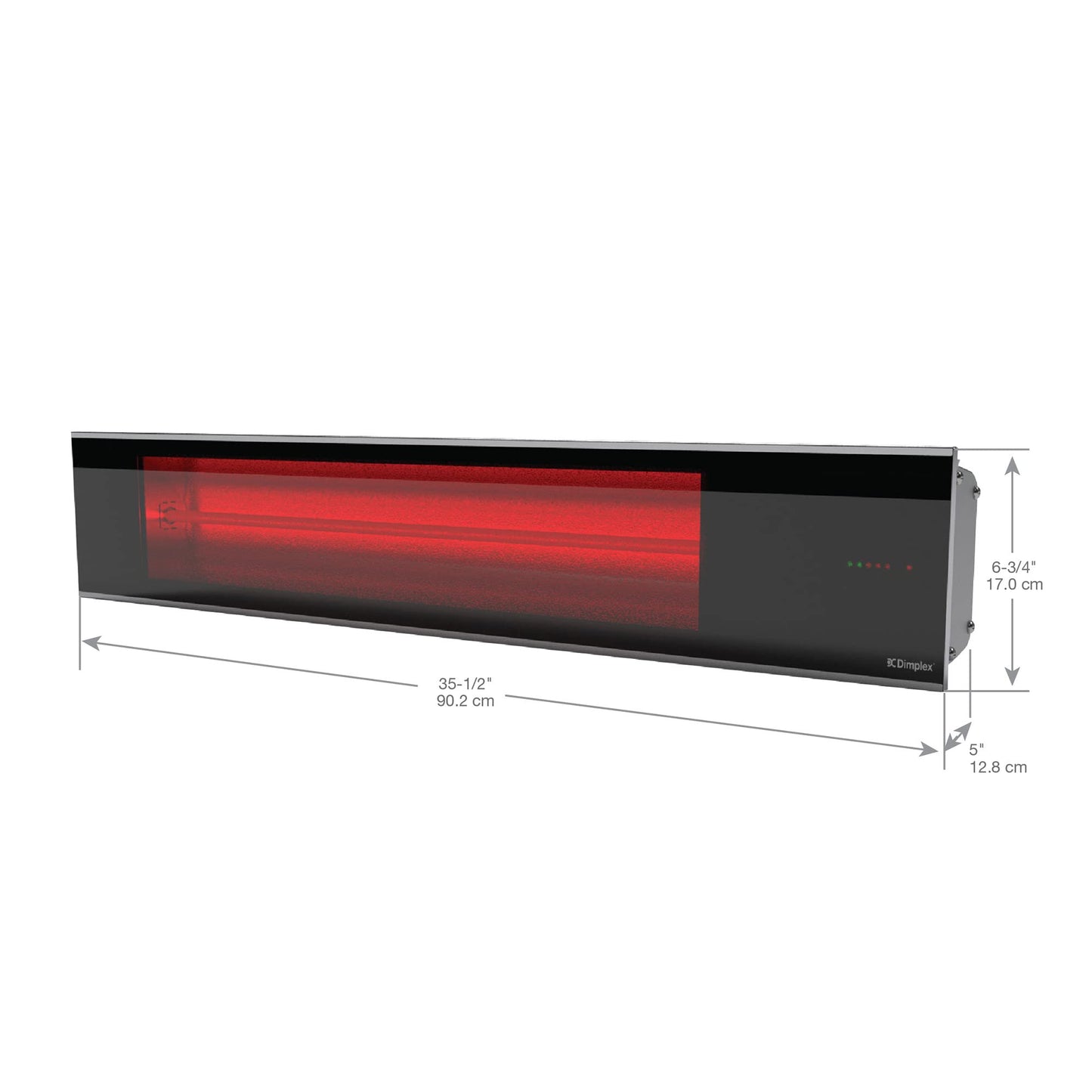 Dimplex DIR18A10GR 240V, 1800W IR Heater, Remote ControlDimplex DIR18A10GR 240V, 1800W IR Heater, Remote Control