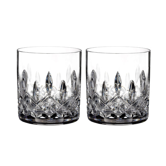 Waterford Crystal Connoisseur Lismore Straight Tumbler Set of 2