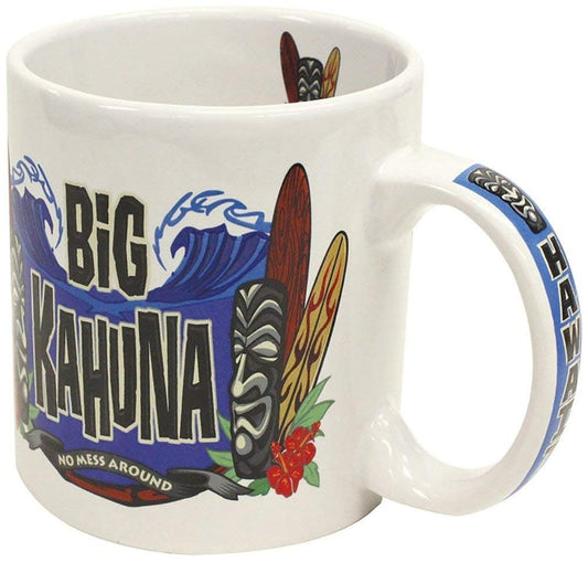 Hawaiian Stoneware Coffee Mug 20 oz. Big Kahuna