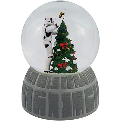 Kurt Adler 100mm Musical Stormtrooper Decorating Christmas Tree Waterglobe (SW8162)