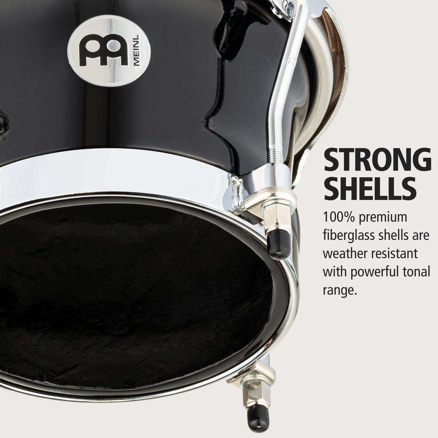 Meinl Percussion 7" and 8.5" Fiberglass Bongos