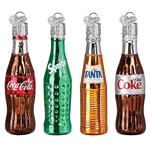 Old World Christmas Coca-Cola Glass Blown Ornament for Christmas Tree