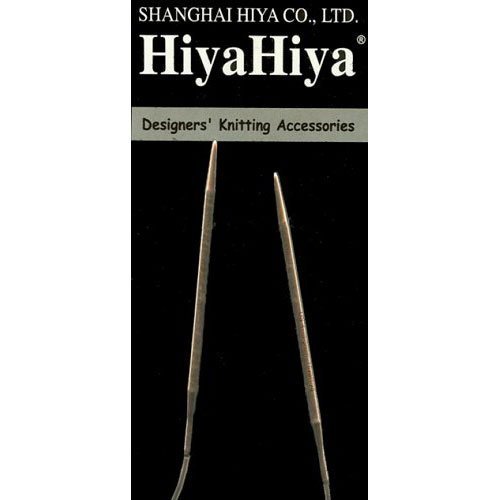 HiyaHiya Circular 20 inch (50cm) Steel Knitting Needle Size US 3 (3.25mm) HISTCIR20-3
