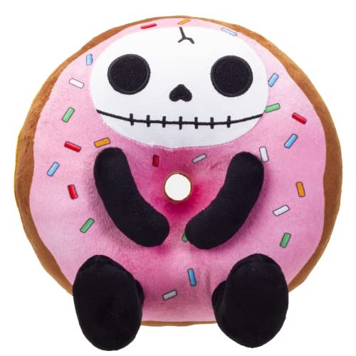 Furrybones Donatsu Sprinkled Donut Plush Collectible 10 Inch Tall Soft Figurine