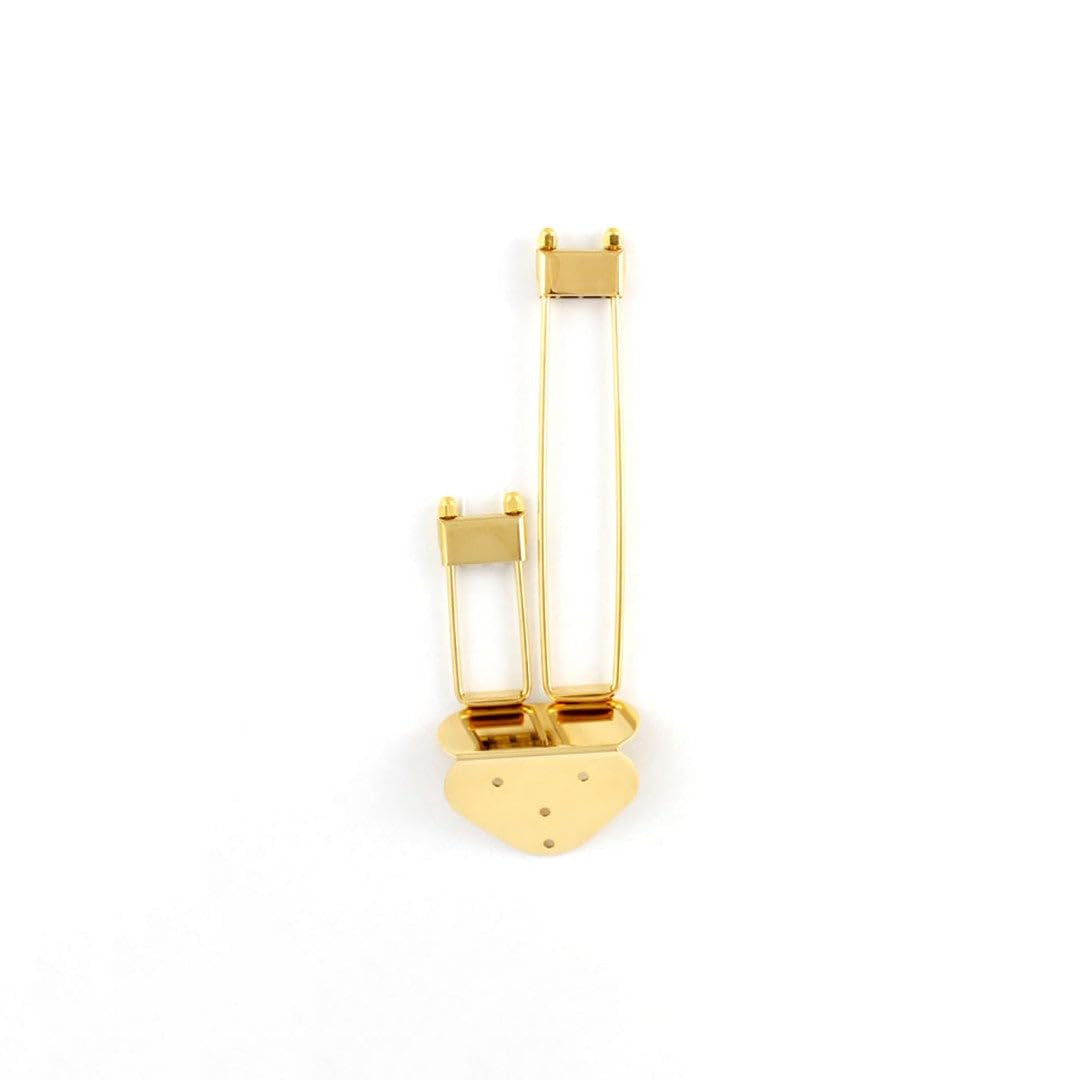All Parts Frequensator Style Split Trapeze Tailpiece, Gold