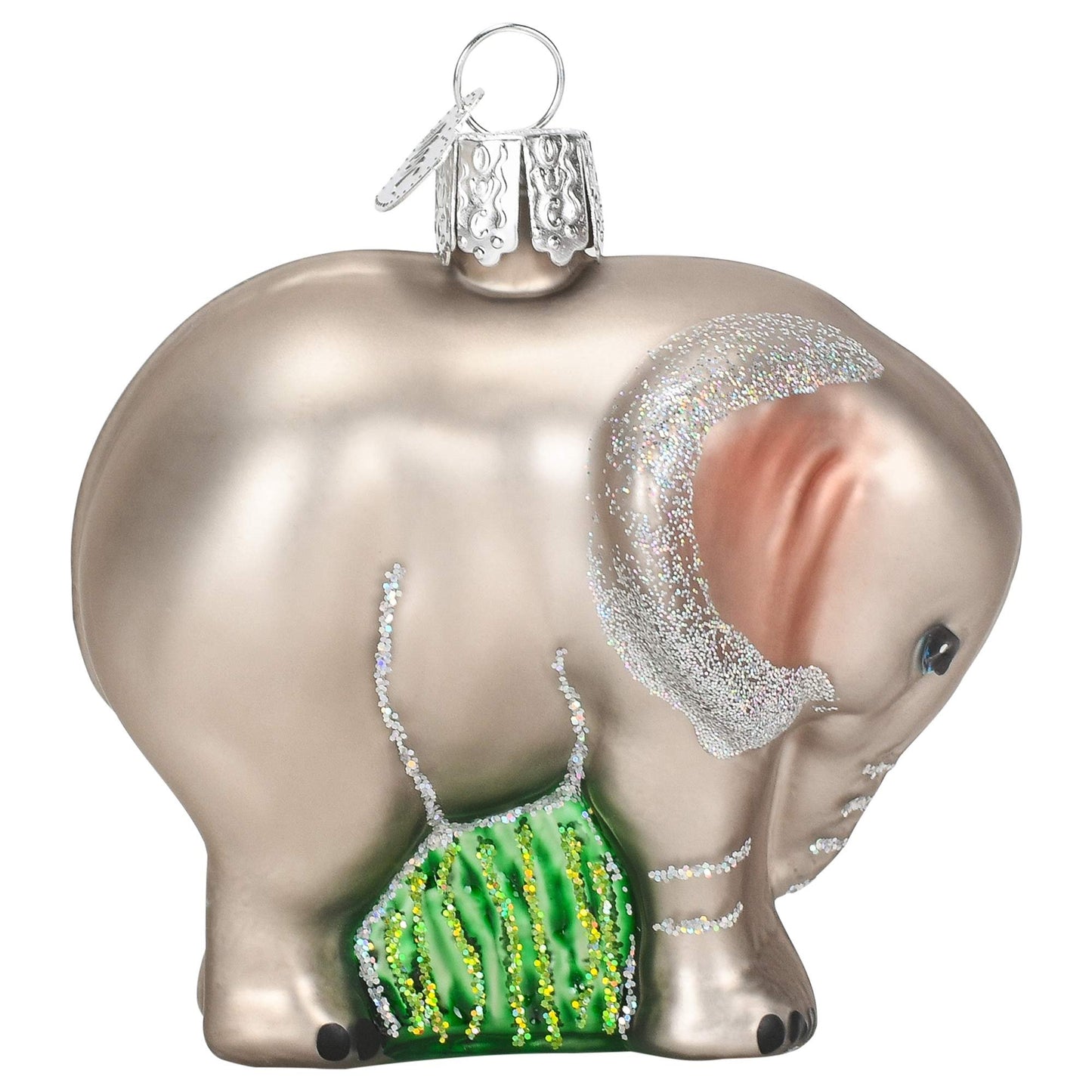 Old World Christmas Ornaments Baby Elephant Glass Blown Ornaments for Christmas Tree