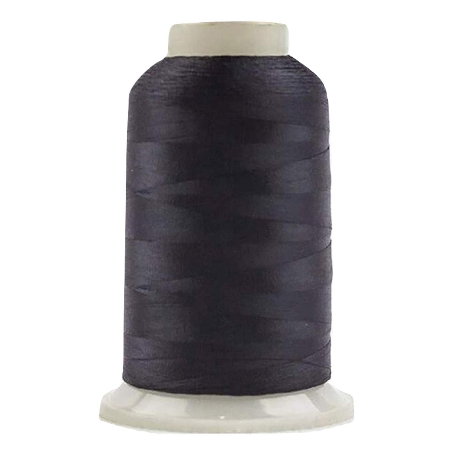 WonderFil, Specialty Threads, InvisaFil, 2-Ply Cottonized Soft Polyester, Silk-Like Thread for Fine Sewing, 100wt - Black, 2500m