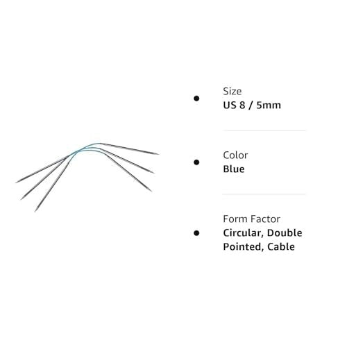 HiyaHiya Flyers Double-Pointed Flexible Knitting Needles