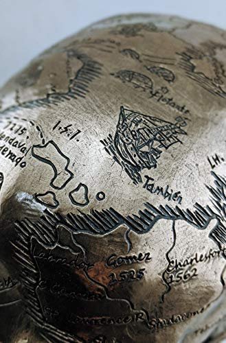 Veronese Design Craniumography Old Treasure Map Skull