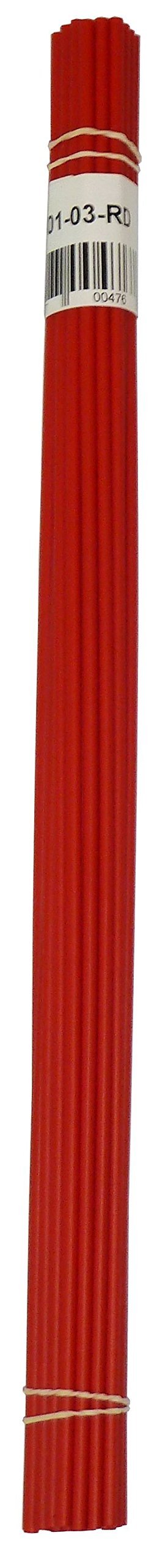 Polyvance Red Polypropylene Plastic Welding Rod, 1/8" Diameter, 30 Ft.