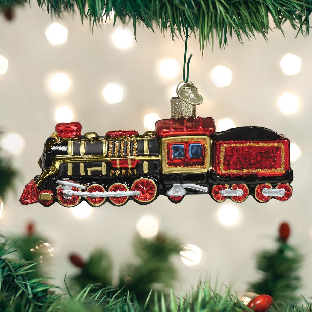Old World Christmas Ornaments: Planes, Trains, Helicopters, Boats and Trucks Glass Blown Ornaments for Christmas Tree
