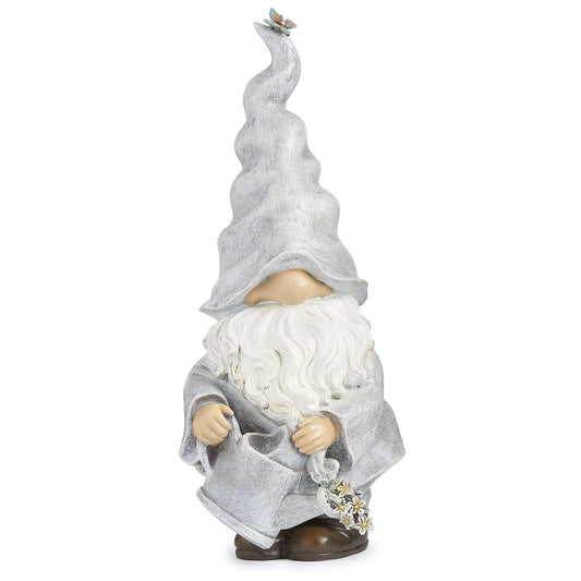 Roman Giftware Inc., Garden Collection, Gnome with Watering Can Statue, 13.75" H, Decorative, Garden Gift, Home Outdoor Decor