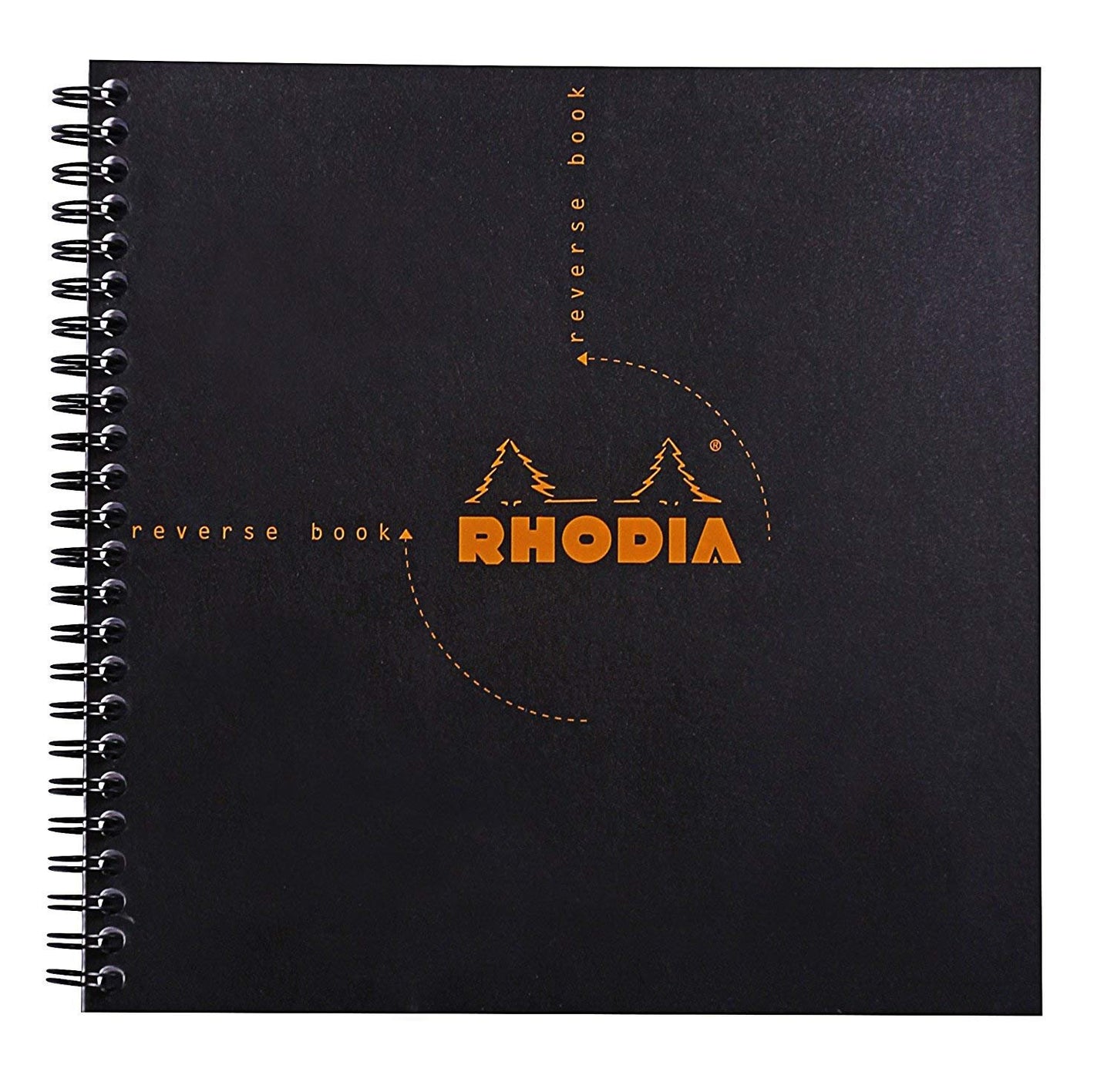 Rhodia Graph Reverse Standard Notebook, One Notebook, Black