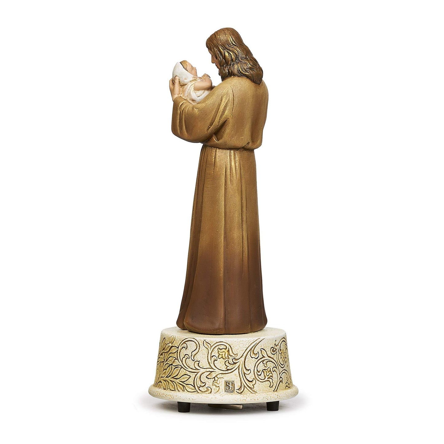 Joseph's Studio by Roman - Jesus Loves Me Musical, Children's Gifts, 8.75" H, Resin and Stone, Decorative, Collection, Durable, Long Lasting, Wind-Up, Plays Jesus Loves Me