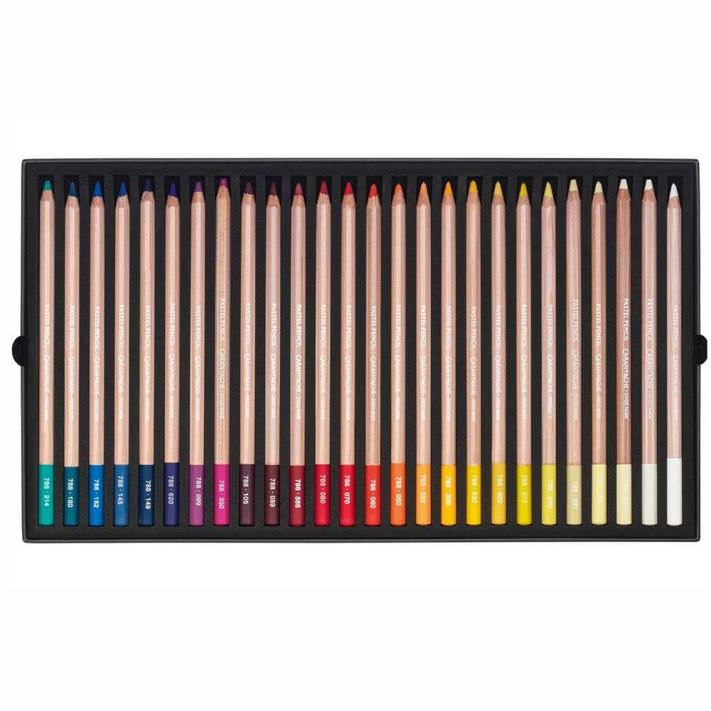 カランダッシュ(Caran d'Ache) Curran Dash 0788-376 Pastel Pencil, 76 Color Set