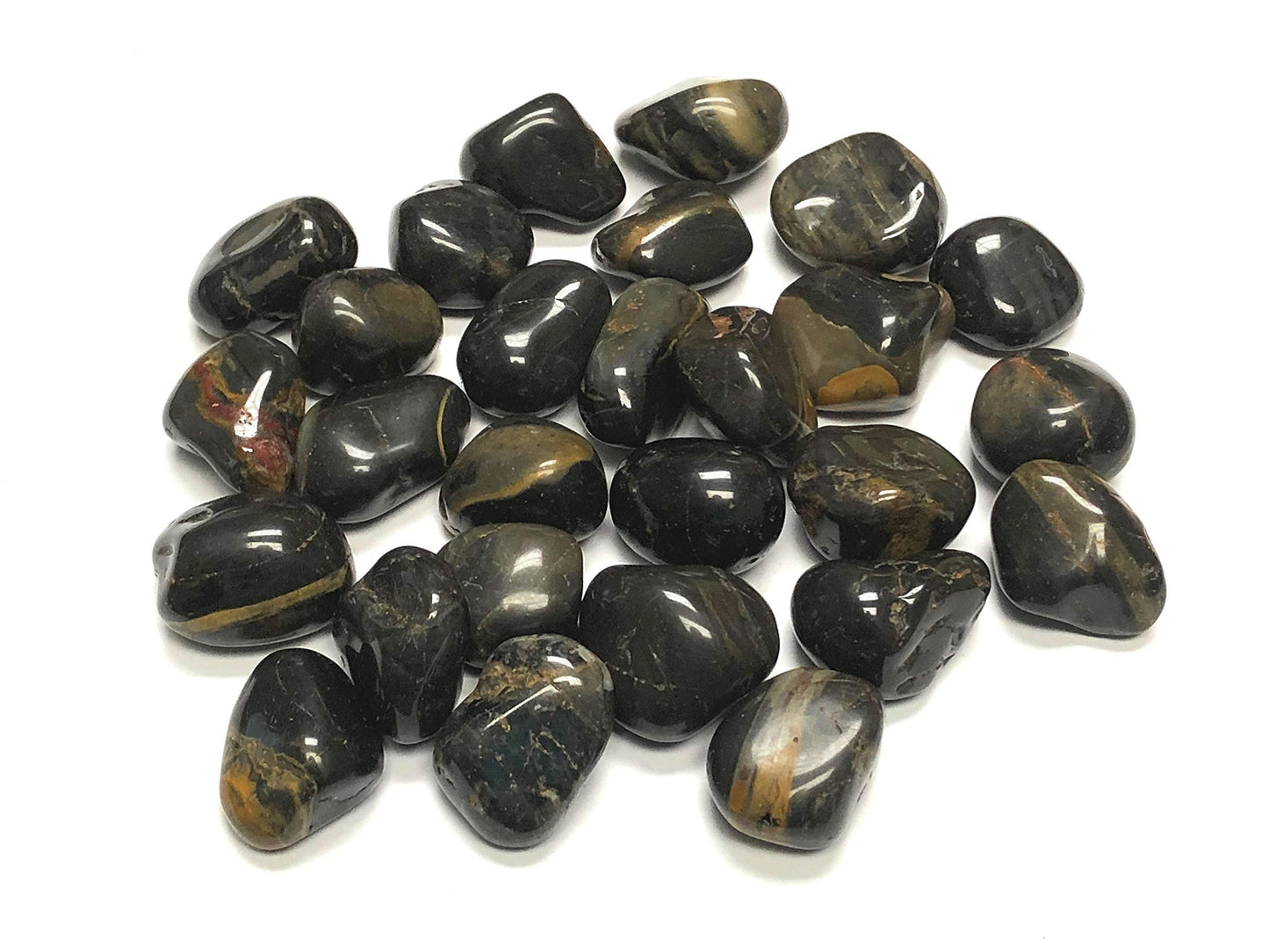 Zentron Crystal Collection: Tumbled Black Onyx - 1" Pieces
