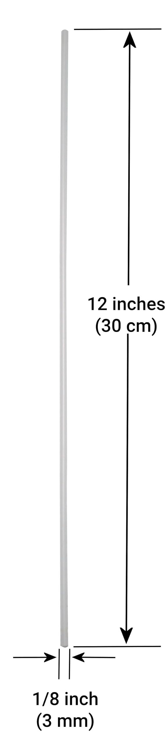 Polyvance Natural Low Density Polyethylene (LDPE) Plastic Welding Rods, 1/8" Diameter, 30 Ft. for Canoes, Kayaks, Water tanks