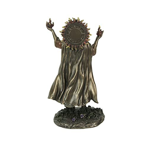 Veronese Design 9 1/4 Inch Belenus Celtic Sun God Cold Cast Resin Antique Bronze Finish Statue