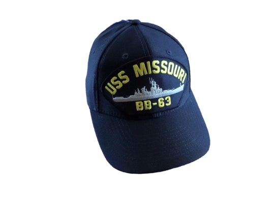 Eagle Crest USS Missouri BB-63 Navy Military Ship HAT
