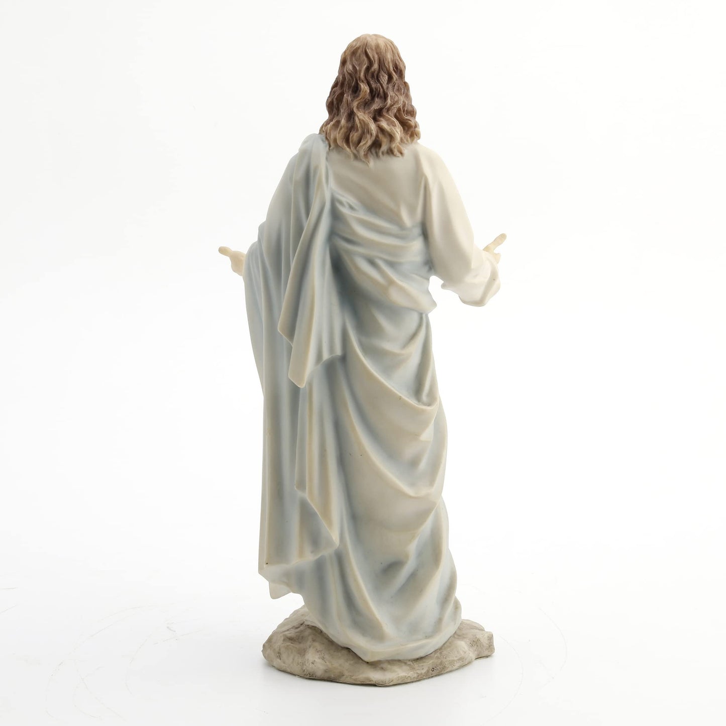 11.75 Inch Jesus with Open Arms Decorative Statue Figurine, White