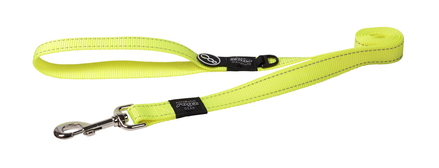 Rogz Utility Extra Large 1-Inch Reflective Lumberjack 6-ft Long Fixed Dog Lead
