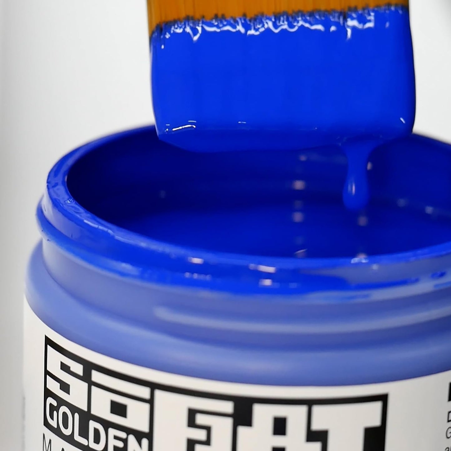SoFlat Matte Acrylics by GOLDEN, Ultramarine Blue, 16 fl. oz. Jar, Professional Acrylic Paint, Semi-Opaque