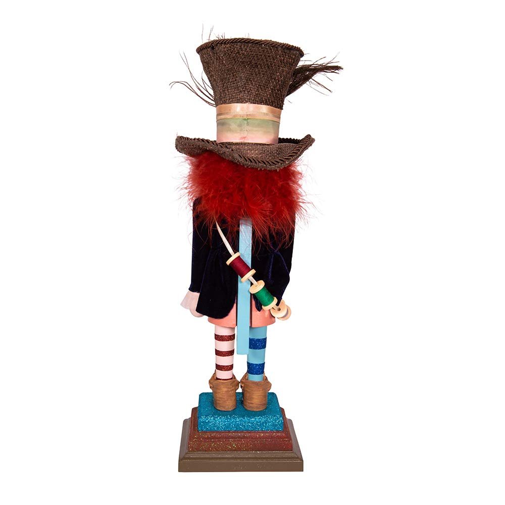 Kurt S. Adler, Inc. HA0381 Kurt Adler 18" Hollywood Mad Hatter Nutcracker, Multicolor, Standard