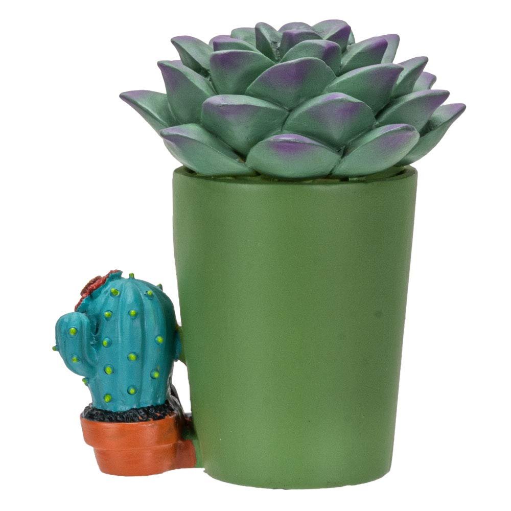 Furrybones Summit Collection Echy Figurine Decorative Signature Skeleton in Succulent Cactus Plant Costume 3 Inch Tall Collectible Statue