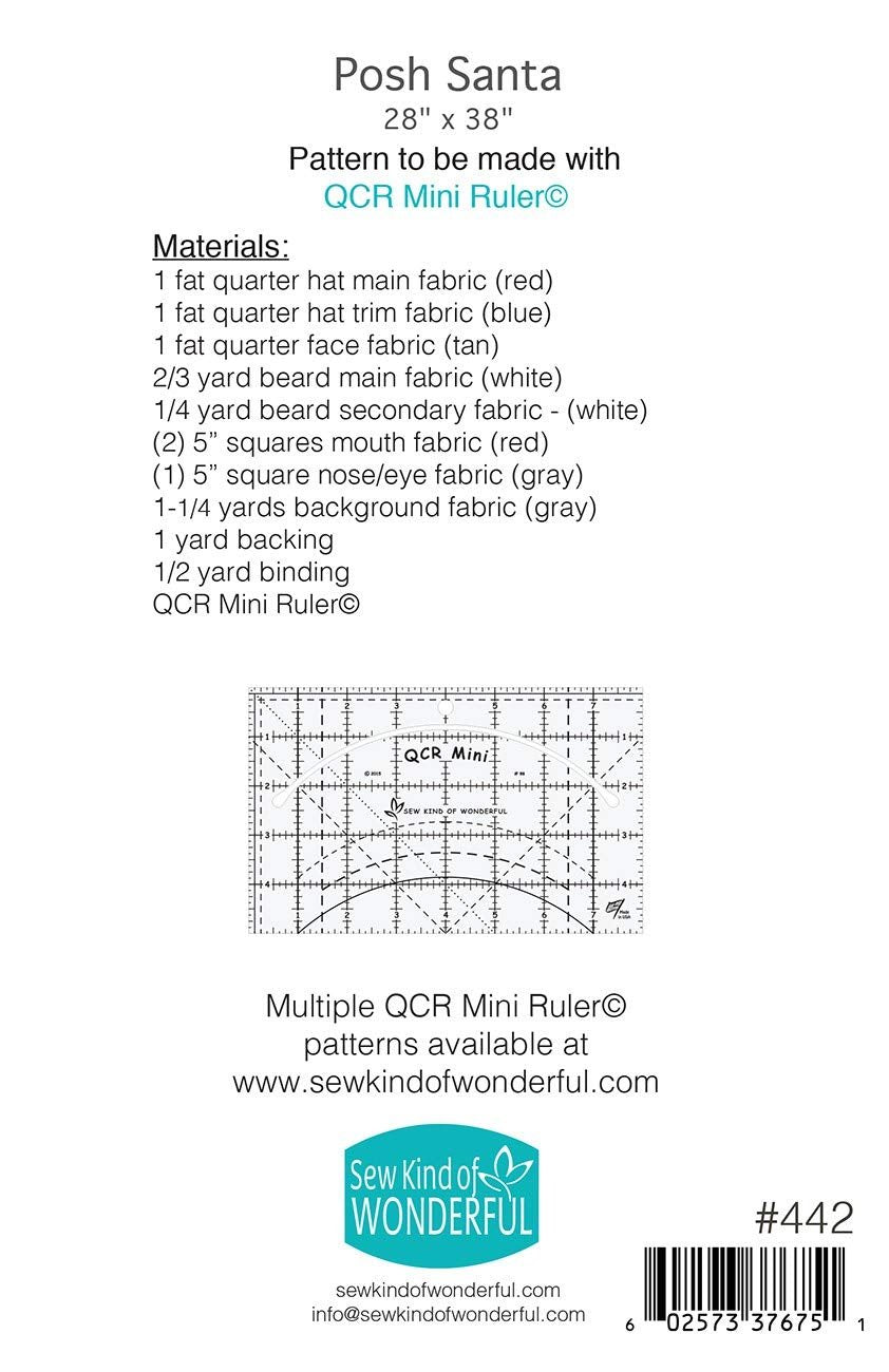 Sew Kind Of Wonderful QCR Posh Santa Ptrn