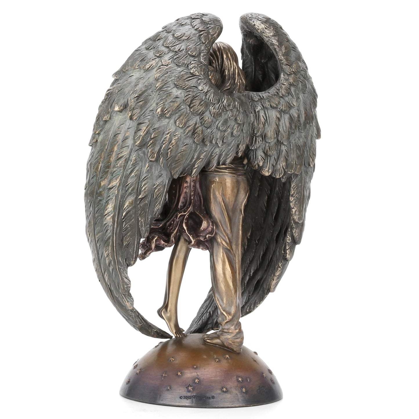 Unicorn Studios 10 1/4 Inch Guardian Angel Statue Cold Cast Resin Bronze Finish by Selina Fenech