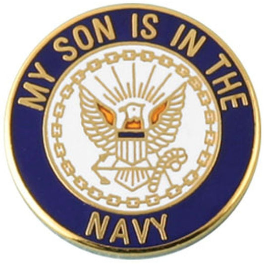 My Son Is In The Navy Lapel Pin