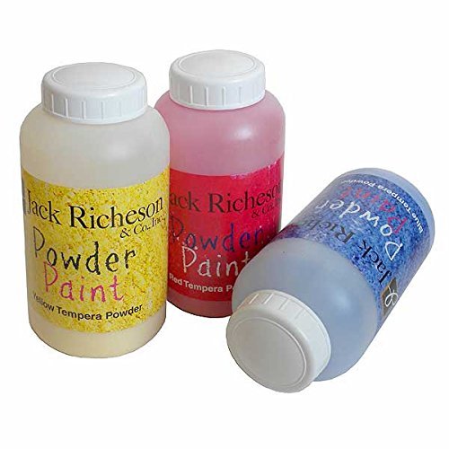 Jack Richeson Tempera Powder Paint - Set of 3 Primary Colors